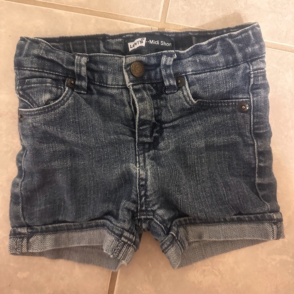 Levi toddler Jean shorts